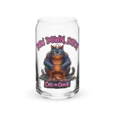 Bow Down Bitch 16oz Can Glass