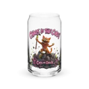 Chaos Is The Cure 16oz Can Glass