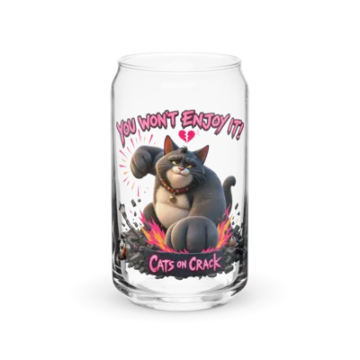 You Won't Enjoy It 16oz Can Glass