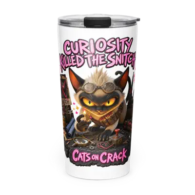 Curiosity Killed The Snitch 20oz Tumbler
