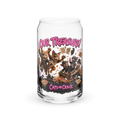 Our Treasure 16oz Can Glass