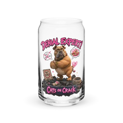 Denial Expert 16oz Can Glass
