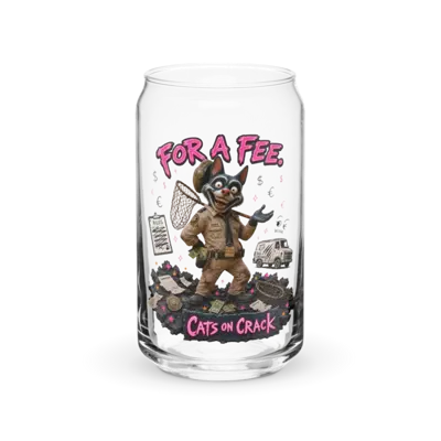For A Fee 16oz Can Glass