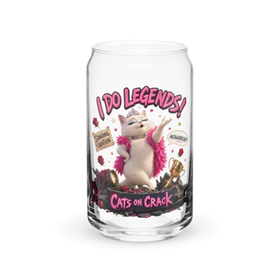 I Do Legends 16oz Can Glass