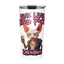 Nine Lives Zero Fucks 20oz Tumbler