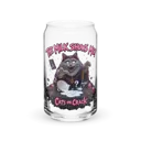 The Milk Shows Me 16oz Can Glass
