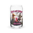 Back Off Buddy 16oz Can Glass