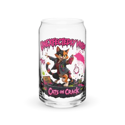 Unexpectedly Vivid 16oz Can Glass