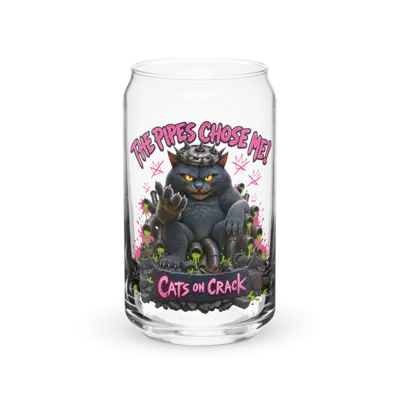 The Pipes Chose Me 16oz Can Glass
