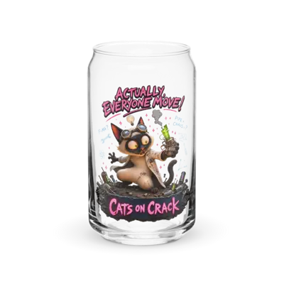 Actually Everyone Move 16oz Can Glass