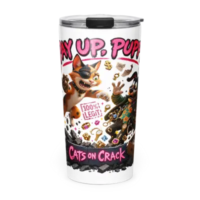 Pay Up Puppy 20oz Tumbler